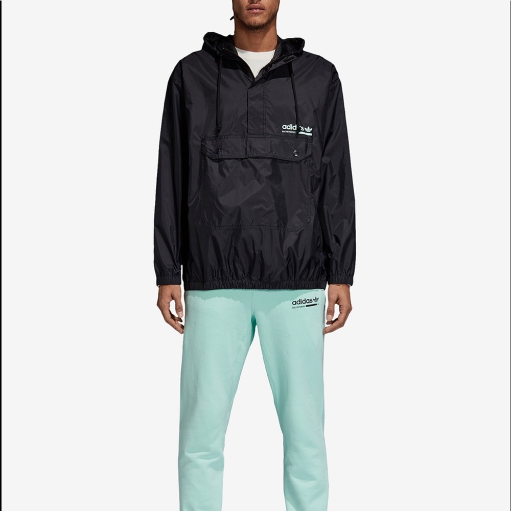 Adidas kaval graphic half zip hooded windbreaker - Picture 3 of 4